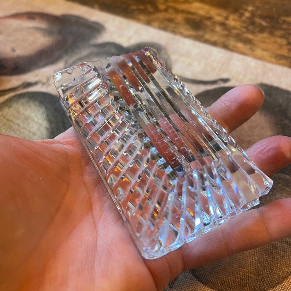 Vintage Waterford crystal paperweight-free shipping